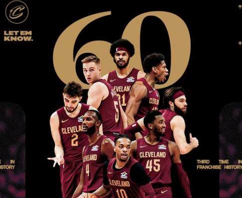 后詹姆斯时代首个单季60胜 骑士早已摆脱他的影子